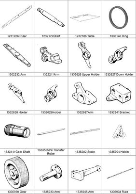 Spare part (HOLDER) for Solna25(483x640mm) sheet fed offset printing press,  ABB MOTOR ACA132-4L 11KW 2400r/min