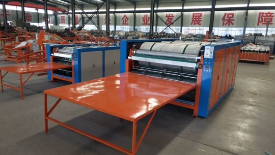 Flexographic printing machine 800X2100mm for applying images to bags and big bags or roll polypropylene fabric