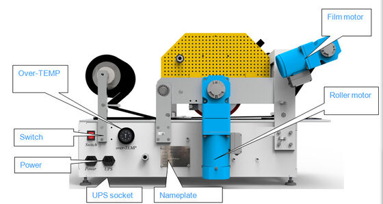 Car License plate hot stamping machine with thermal transfer foil, vehicle number plate hot stamping machine